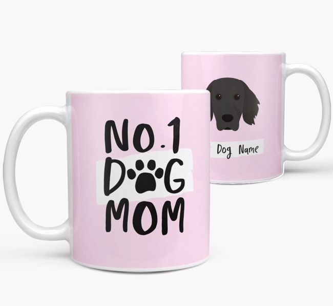 'No.1 Dog Mom' - Personalized {breedFullName} Mug